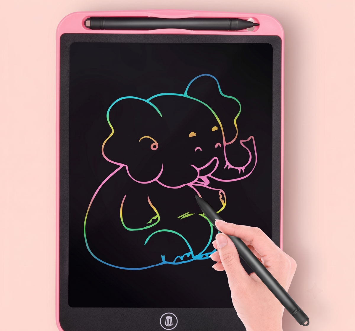 LCD Writing Tablet for Kids – Pack of 2 Reusable Drawing & Writing Pads with Stylus