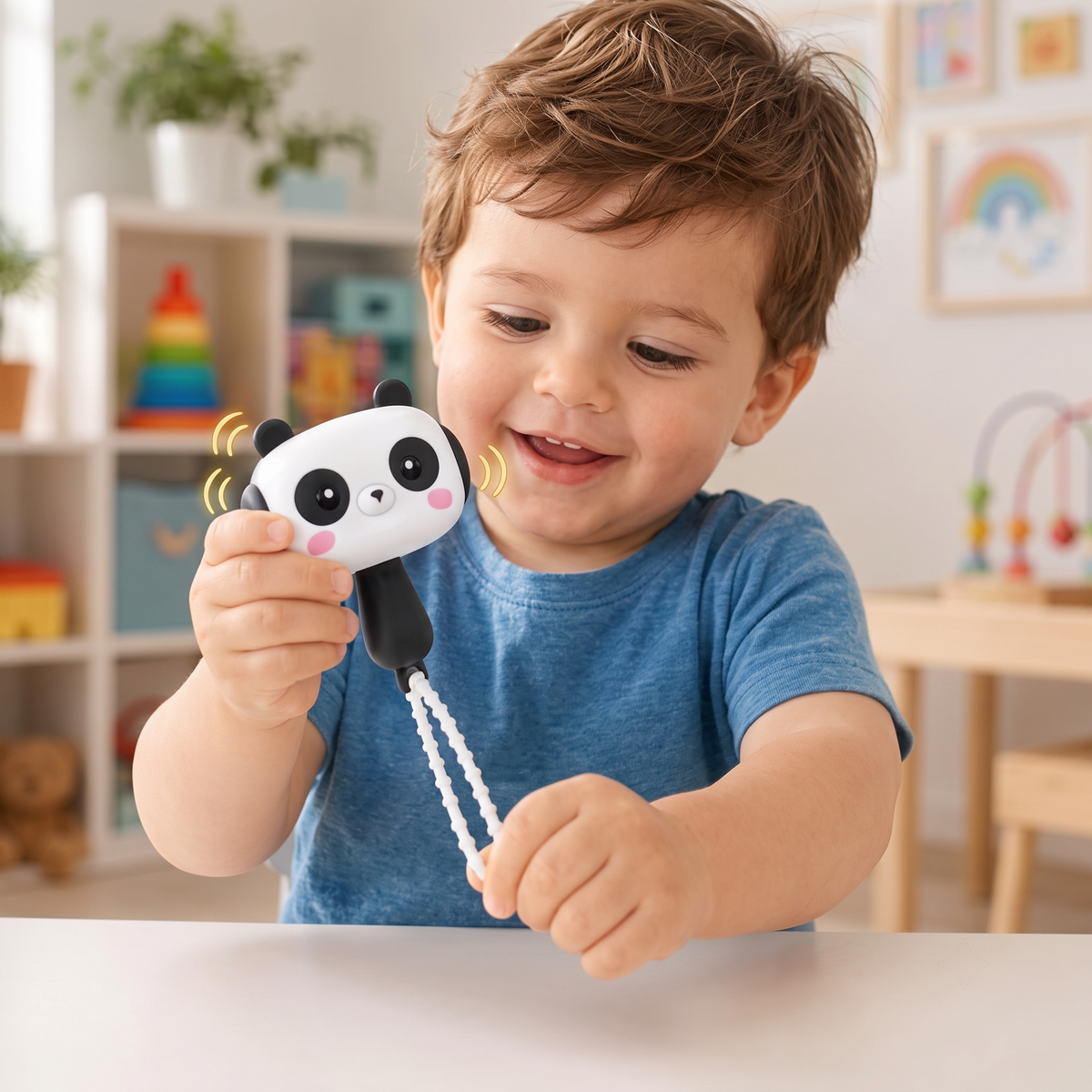🐾 Cute Animal Character Hammer Toy with Wrist Strap
