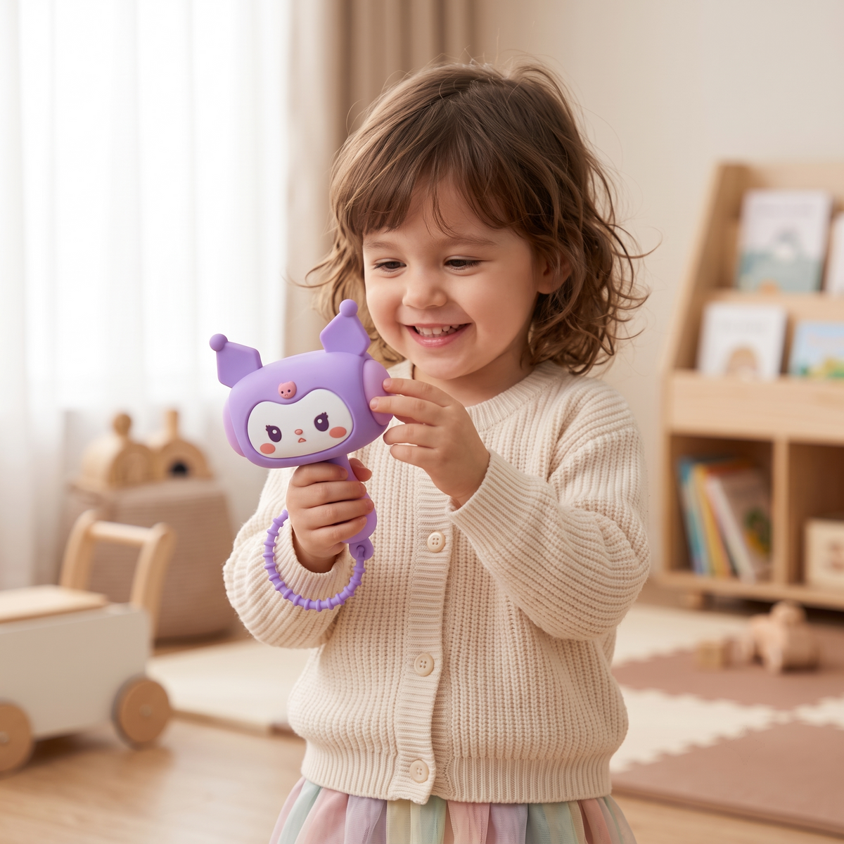 🐾 Cute Animal Character Hammer Toy with Wrist Strap